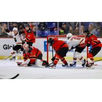 Vancouver Giants battle the Prince George Cougars