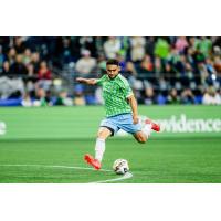 Sounders FC midfielder Cristian Roldan