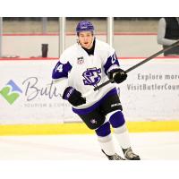 Forward Dallas Vieau with the Tri-City Storm