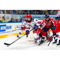 Kitchener Rangers' Carson Campbell in action