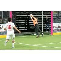 St. Louis Ambush goalkeeper Paulo Nascimento vs. the Kansas City Comets